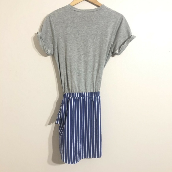 Anthropologie Maeve Nahlah T-Shirt Stripe Dress XS - Picture 4 of 7